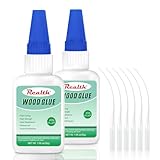Holzleim 60g | Schnell Trocknend Starker Klebstoff | für Holzbearbeitung Möbelreparatur und Heimwerkerarbeiten | Klare Oberfläche Geruchsarm Ungiftig für den Innen- und Außenbereich Einfache