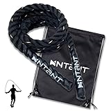 Gewichtetes schweres Springseil für Fitness, Springen, Training, Crossfit-Training, Dickes Kampfseil, für Erwachsene, Frauen, Männer, für das Heimtraining im Fitnessstudio
