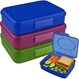 My-goodbuy24 Butterbrotdose Brotdose | 3er Set | Lunchbox für Kinder & Erwachsene - Perfekt für Schule, Büro, Arbeit oder Kindergarten - Spülmaschinengeeignet