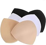 3 Paar BH-Einsätze, BH-Einsätze, herausnehmbare BH-Einsätze, bequeme Sport-Cups, BH-Einsatz für Bikini-Oberteil, Badeanzug
