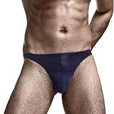 Beokeuioe Herren Nahtlos String Tanga Low Rise Pouch Stretchy Unterhose Weich T-Back Männer Slips Sportliche Unterwäsche Sexy Ausbuchtung Briefs Sexy Underwear Panty Thongs