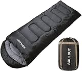 SOULOUT Schlafsack 3-4 Jahreszeiten - Winter Schlafsack...