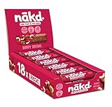 Nākd. Berry Delight | Kaltgepresste Riegel aus Früchten & Nüssen | 100% Natürliche Zutaten | Ohne Zusatz von Zucker | Vegan | Glutenfrei & Ohne Milch | 18 x 35g | 630g