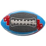 POPETPOP PU Rugby Trainingsball Maschinen Genähter Aufblasbarer American Football für Vereinsübungen für Drinnen und Draußen Robustes PU Material Transportierbar