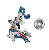 Bosch Professional Paneelsäge GCM 80 SJ (1.400 Watt, Sägeblatt-Ø: 216 mm, inkl. 2x Kreissägeblatt, Innensechskantschlüssel, in Karton)