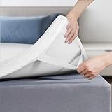 FRIDEKO 7,5cm Höhe Matratzen Topper 180x200cm, Matratzentopper, H2&H3 Gel Memory Foam Topper, Abnehmbaren und Waschbaren Bezug, Geeignet für Boxspringbett, Schlafsofas
