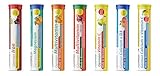 Brausetabletten Sortimentmix T&D Pharma - 7x20 = 140 German Brausetabletten - Vitamine und Mineralien in fruchtigen Geschmäckern - Made in Germany