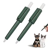 afhgdjr 2 StüCk Zeckenschlinge,Zeckenzange FüR Hunde Menschen,Zeckenzange Kinder Entfernen Sie Nymphien Und Ausgewachsene Zecken
