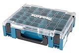 Makita 191X80-2 MAKPAC-Organizer, mit 13 herausnehmbaren Boxeinsätzen, Klarsichtdeckel, verknüpfbar an Koffersystem, mit Tragegriff, 395 x 295 x 110 mm (LxBxH)