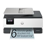 HP OfficeJet Pro 8132e Multifunktionsdrucker, 6 Monate gratis drucken Instant Ink inklusive, Drucker, Scanner, Kopierer, Fax, WLAN, LAN, Duplex, ePrint, Airprint, Basalt
