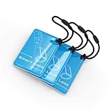WELOCK 3 Stück RFID Transponder 13.56MHz für Elektronische Schlösser 3 RFID-Karte in Blau,die über das Handy Aktivieren,Geeignet für Modelle SECBN, PCB und TOUCH ToucA51