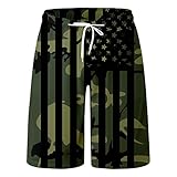 Meggsnle Sommerhose Herren Kurz Strandhose Stilvoll Kurze Hose für Die Freizeit Beachshorts Sommerlich Shorts für Den Sommer Lässig Vielseitig Schwimmhose Badebekleidung Shorts für Den Sommer