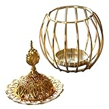 POPETPOP 1Stück Metallischer Weihrauchbrenner Kerzenhalter Goldener Turm Dekoration Für Schlafzimmer Arbeitszimmer Yoga Studio Design Für Stilvolle Aromatherapie