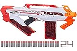 Nerf Ultra Speed vollmotorisierter Blaster, 24 Nerf AccuStrike Ultra Darts, nur mit Nerf Ultra Darts kompatibel, 8.1 x 66 x 28.6 cm