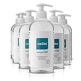 LinkDes® Antiseptik Gel, VAH gelistet, Handhygiene Gel, Desinfektionsgel (15x 500ml)