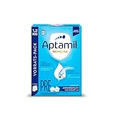 Aptamil Pronutra Anfangsnahrung Pre, von Geburt an, ohne Palmöl, mit schonendem Lactofidus Prozess, Vorratspack 1,2kg