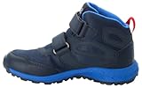 Jack Wolfskin Unisex Kinder Woodland Texapore Mid Vc K, Dark Blue / Red, 28 EU