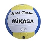 Mikasa VX20 Beach Classic Ball VX20, Unisex Volleyballs, White, 5 EU