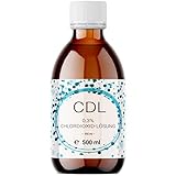 500ml CDL/CDs Chlordioxid 0,3% Lösung, destilliert, Glasflasche mit Dosiertropfer