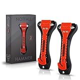 Heldenwerk® Notfallhammer fürs Auto [2er Set] - Nothammer...