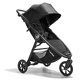 Baby Jogger City Mini GT2 leichter Kombikinderwagen | Allradfederung für jedes Gelände | mit einer Hand schnell zusammenfaltbarer kleiner Buggy | Opulent Black (Schwarz)