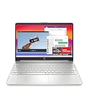 HP 15,6 Zoll Laptop, AMD Ryzen 7 5700U, 8 GB RAM, 256 GB SSD, HD MicroEdge Display, Windows 11 Home, dünn & tragbar, langlebiger Akku, Tastatur in voller Größe, WiFi 6 & Bluetooth (15,6 5EF20