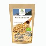BIO Arnikablüten I 200 gr I Echte Arnica Montana I Aus kontrolierte Wildsammlung I Bergarnika I Bio Leis