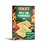 Gazi Grill- und Pfannenkäse Kräuter- 24x 200g - Pfanne Grill Grillkäse Ofen Ofenkäse Backkäse 45% Fett i. Tr. Schnittkäse Käse mikrobielles Lab Halal vegetarisch glutenfrei