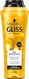 Gliss Shampoo Oil Nutritive (250 ml), Haarshampoo bietet intensive Nährpflege für strohiges, strapaziertes Haar, Pflegeshampoo verleiht gesunden Glanz