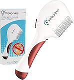 Vidaprime ELEKTRISCHER LÄUSE- und NISSENKAMM für Kinder - EFFEKTIVER LÄUSEKAMM Elektrisch - Optimale Haarpflege gegen Kopfläuse - Professioneller Läusekamm Kinder - Läusemittel für kinder