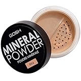 GOSH Mineral Powder, vegan I loses Fixierpuder mit Mineralien für alle Hauttypen I mattierend & langanhaltend für einen makellosen Teint I kein Maskeneffekt I mittel- bis hochdeckend I 006 Honey