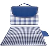 Genérico Picknickdecke, Strandmatte, wasserdicht, frei, isoliert und waschbar, rutschfeste Oberfläche, wasserdicht, mit einem Griff, 200 x 200 cm, für den Balkon im Park