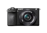 Sony Alpha 6700 Spiegellose APS-C Digitalkamera inkl. 16-50mm Power Zoom Objektiv, KI-basierter Autofokus, 5-Achsen-Bildstabilisierung, 4k 120p Video, neigbares Touch-Display, Webcam