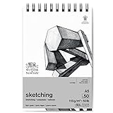 Winsor & Newton 6672001 Skizzenpapier, Extra Weiß, DIN A5