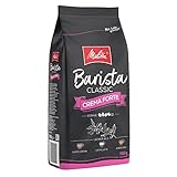 Melitta Barista Classic Crema Forte, Ganze Kaffee-Bohnen 1kg, ungemahlen, Kaffeebohnen für Kaffee-Vollautomat, kräftige Röstung, Stärke 4