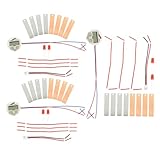 WOONEKY 3 Sätze DIY Fruchtbatterie Experimentierkasten mit Metallmaterial Wiederverwendbar Sicher Fördert Praktische und Elektronik Lernen für Schüler und Hobbyforscher