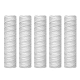 5 x hocheffiziente Wasserfilterkartuschen mit String-Wickelung, Ersatz für Sedimentfiltration