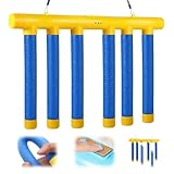 APODESS Fallende Stöcke Spiel, 2026 Neu Reaktionstraining Spiel mit Fallenden Stöcken, Drop Stick Catching Sticks Game, Reaktionsspiel mit 3 Drop Geschwindigkeiten (Blau)