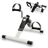 Jopassy Mini-Heimtrainer, Heimtrainer mit LCD-Monitor, Einstellbarer Widerstand, Arm- und Beintrainer, Pedaltrainer für Ausdauertraining, Bewegungstraining Fitnessgerät für Zuhause und Büro