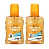 by Amazon Transparentes Sonnenspray SPF 30, 200ml, 2er-Pack