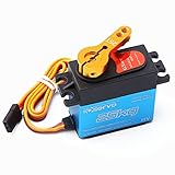 Digitales Servo, Edelstahlgetriebe, hohes Drehmoment, wasserdicht, für RC-Auto, Boot, RC-Roboter, Hubschrauber