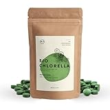 BIONUTRA® Chlorella-Presslinge Bio 1000 x 250 mg, nach EU-ÖKO-Standard hergestellt, 2-Monatverpackung, membrangebrochen, rückstandskontrolliert, vegan, laktose- & glutenfrei, Bio-Qualität ohne Zusätze