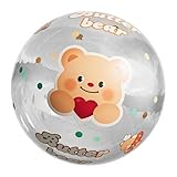 Inflatable Beach Ball - 23.6 Inches Transparent Pool Toy, Giant Blow Up Water Game | Summer Party Fun Ball For Kids, Adults, Family, Backyard, Park, Swimming Play, Outdoor Gathering, Travel Activities