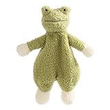 Apricot Lamb - Schlaf-gut-Frosch Schmusetuch Plüsch Komfort Kuscheltier für Babys - weich & waschbar - 25 cm