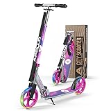 Apollo XXL Wheel Scooter - Phantom Pro Cityroller | Klappbarer City Roller | Höhenverstellbar, Tretroller für Erwachsene | Kinder 6 Jahre | wahlweise mit LED Rollen | Kinderroller