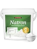 Feinwälder® Premium Natron Pulver E500ii I Baking Soda & Backnatron I Deutsche Abfüllung I Lebensmittelqualität I Für Backen & Haushalt I Wiederverschließbarer Eimer I Backpulver (5 kg)