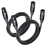 Cable Matters 2er Pack Premium XLR auf XLR Mikrofonkabel 1,8m XLR Kabel, Mikrofon kabel XLR Kabel XLR Kabel