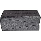 INVEES Wadendehner-Set, 3 Stück, Kniekeil, Yoga-Zubehör, Stretcher, Beinverlängerung, Mobilisierung für Dehnung, Physiotherapie, Stretchkeil, Keilrücken, Schwarz