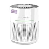 Germ Guardian AirSafe+ Intelligenter Luftreiniger mit 360° HEPA 13 Filter, Entfernt 99,97% der Schadstoffe, Große Räume über 1000 Quadratfuß, Luftqualitätssensor, UVC-Licht, Null Ozon Verifiziert,