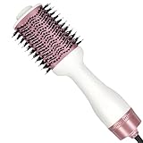 Sonew Warmluftbürste Rundbürstenföhn, Föhnbürste, Hairstyler Haartrockner Bürste in Einem, Verbessertes 4-in-1 Haartrockner und Styler Volumizer, Heißluftbürste, Hot Round Curling Blowout